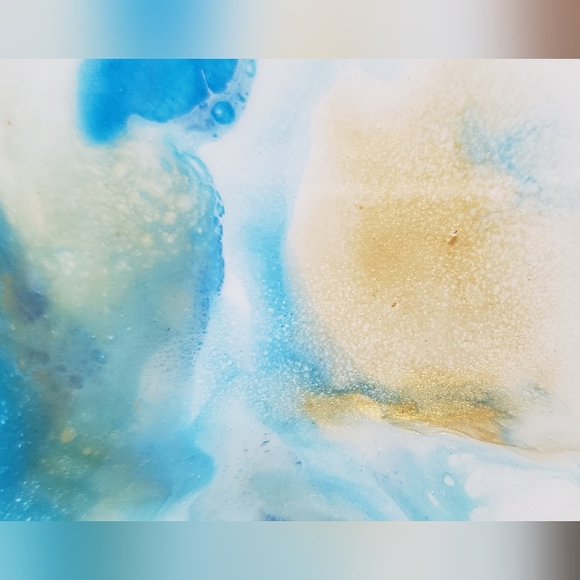 4.25" Original Acrylic Pour Coasters set of 4 - Picture 5 of 5